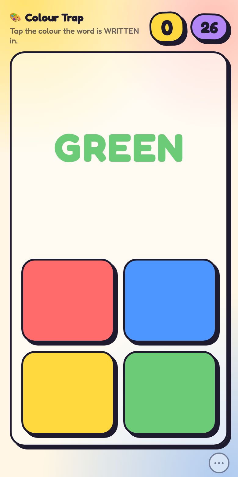 This is what Colour Trap looks like.